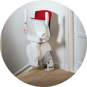 Otolift Modul-air stairlift folded chair
